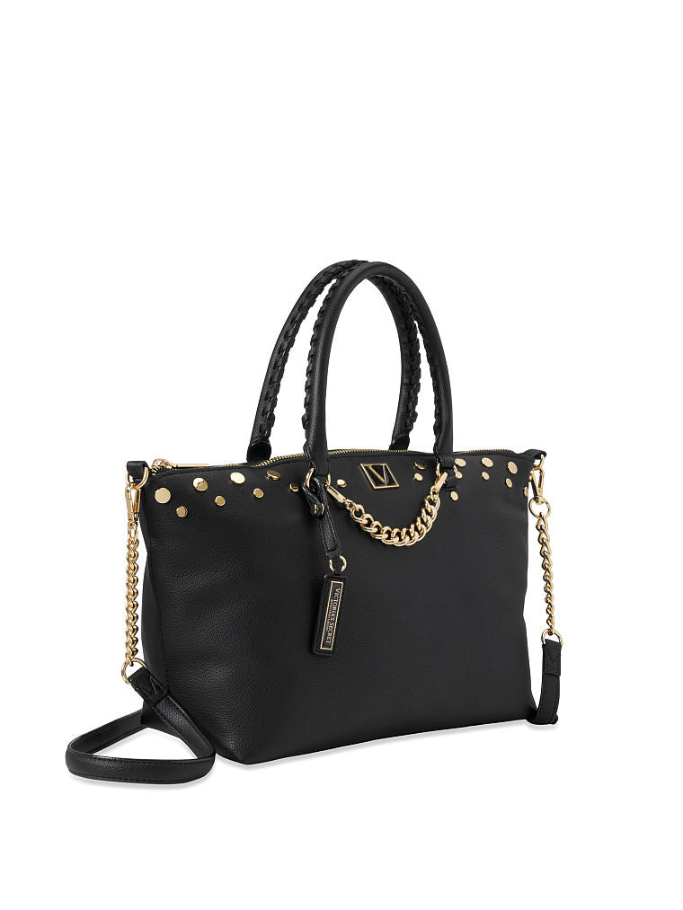 The Victoria Slouchy Satchel Studded Handbag