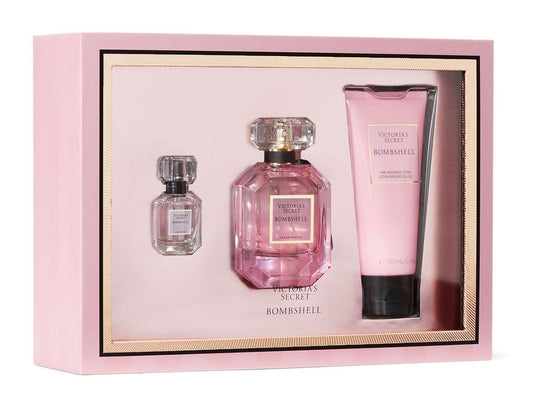 Victoria's Secret - New BOMBSHELL Perfume 3 Piece Fragrance Gift Set