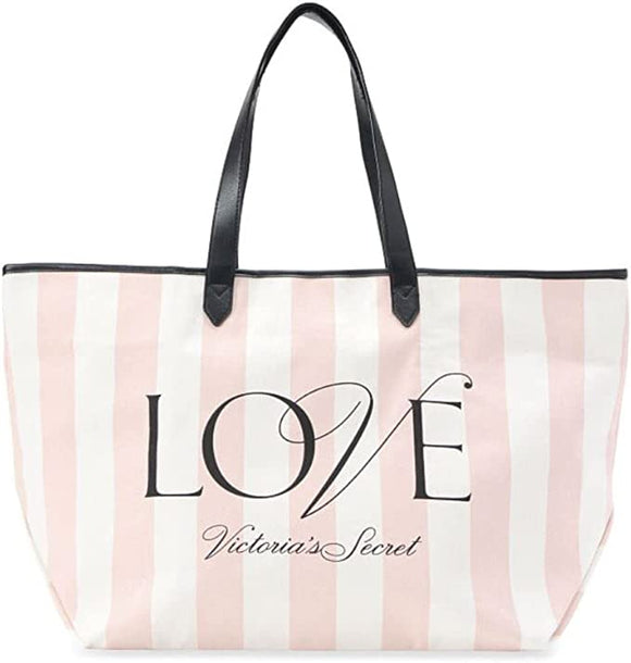 Victoria's Secret Stripe Weekender Tote Bag 2020 Edition