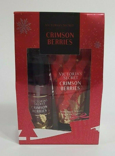 Victoria's Secret - Crimson Berries Mini Fragrance Mist & Lotion - Gift Set