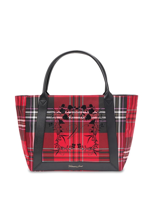 Victoria's Secret - Plaid Tote (Red/ Black)