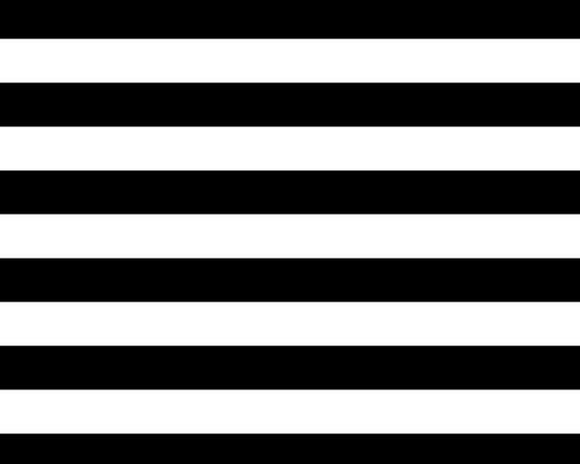 Black White Sofia Striped Cotton Fabric