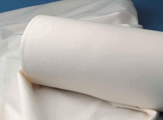 Ivory Twill Poly Cotton Curtain Lining Fabric - Extra Wide 108"