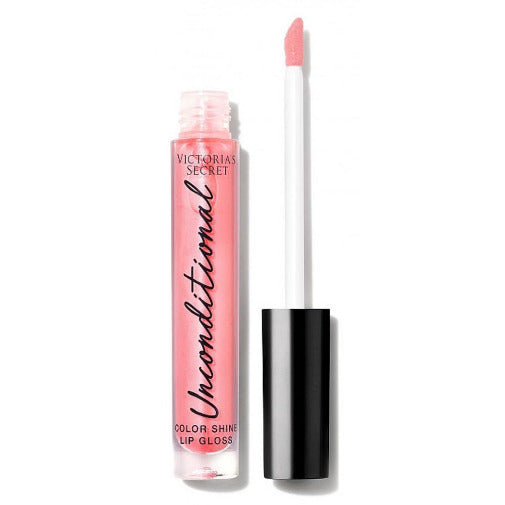 Victoria's Secret New - UNCONDITIONAL - Color Shine Lip Gloss (Light Pink With Shimmer)